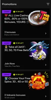 Jetx Bonuses